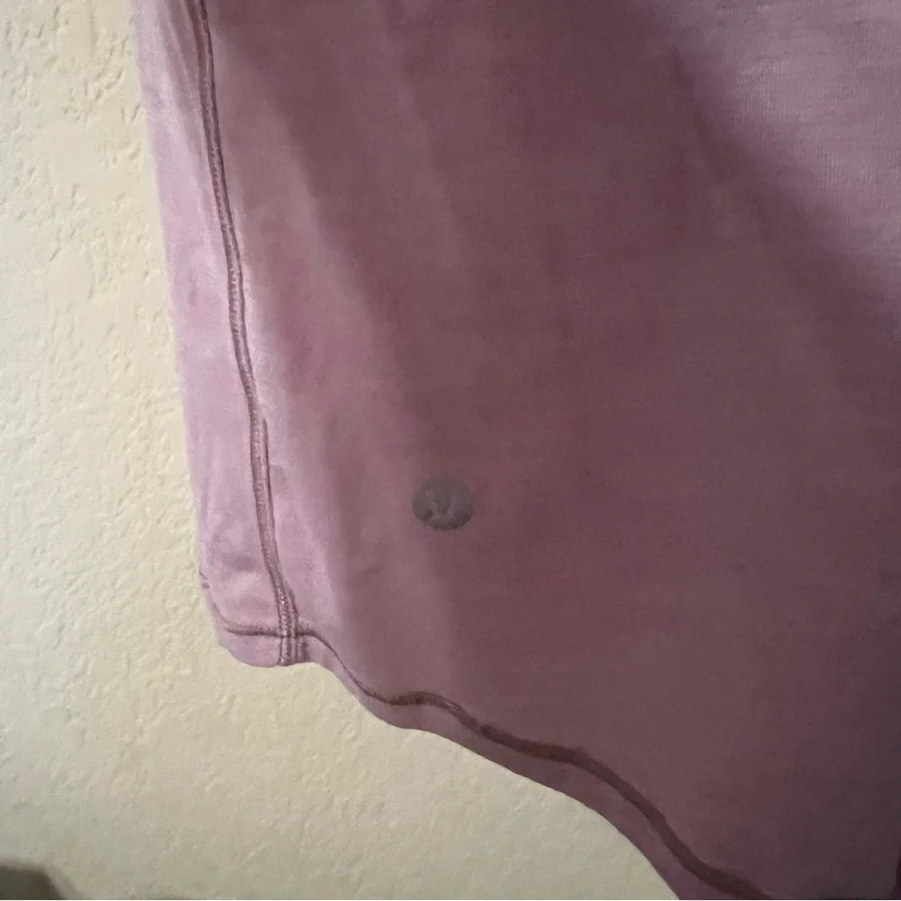 Lululemon Lavender Two in One Tank Top with Draped Back